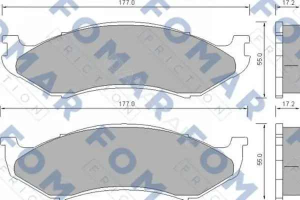 Тормозные колодки FOMAR FO664681