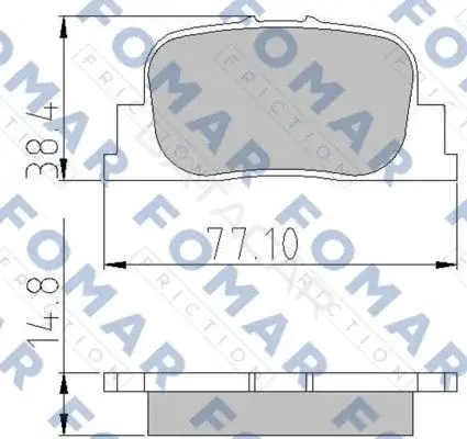 Тормозные колодки FOMAR FO909181