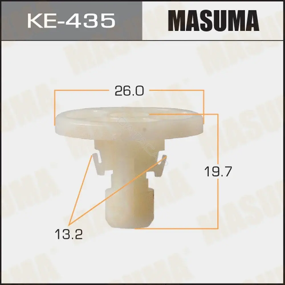 Клипса молдинга MASUMA KE-435