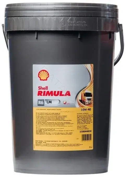 Масло моторное SHELL SHELL10W40RIMULAR6LM/20