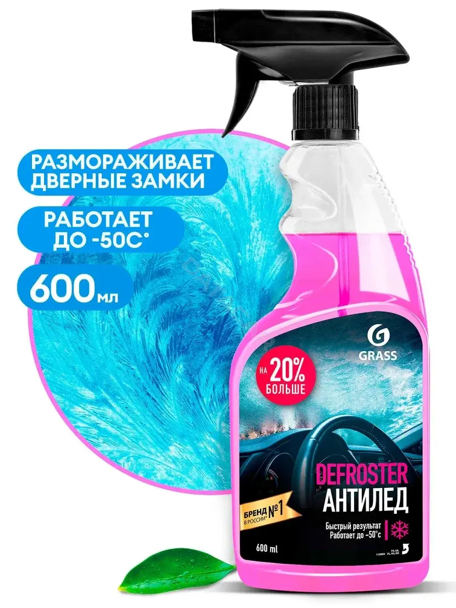 Размораживатель стекол и замков GRASS 110404