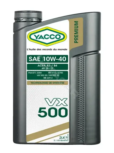 Масло моторное YACCO YACCO10W40VX500/2