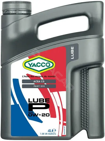 Масло моторное YACCO YACCO0W20LUBEP/4
