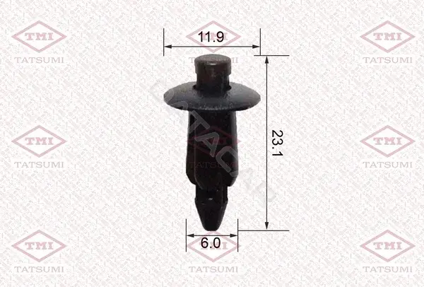 Клипсы, фиксаторы, зажимы TATSUMI TJB1105