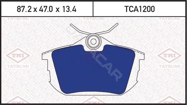 Тормозные колодки TATSUMI TCA1200