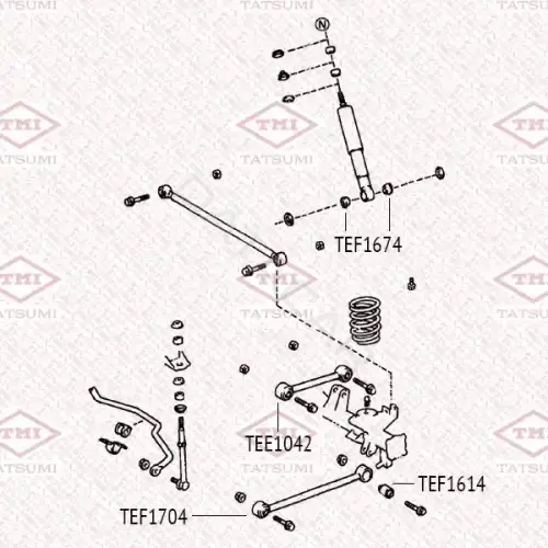 Амортизаторы TATSUMI TEF1674