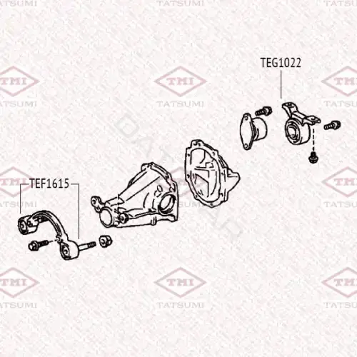 Подушка двигателя (Опора) TATSUMI TEG1022