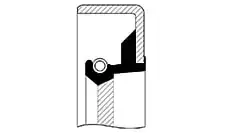 Сальник коленвала SKT 045583-P