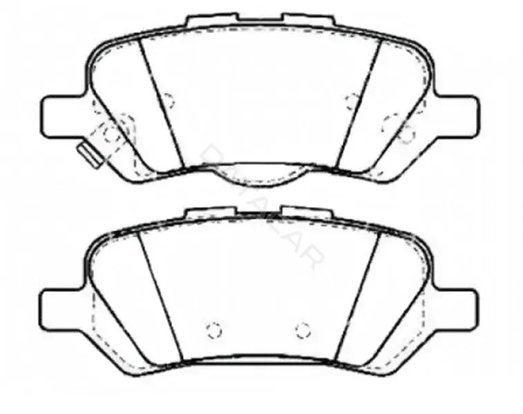 Тормозные колодки SB NAGAMOCHI BP21002