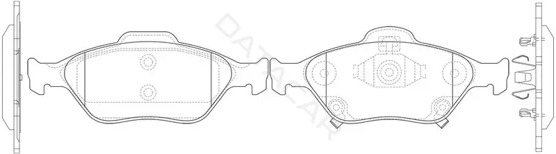 Тормозные колодки SB NAGAMOCHI BP21839