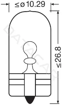 Лампочки OSRAM 2825CBN-2BL