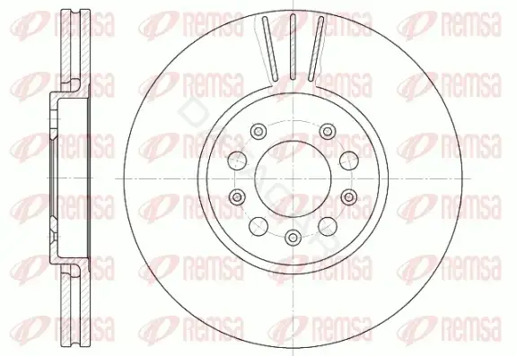 Тормозные диски REMSA 6544.10