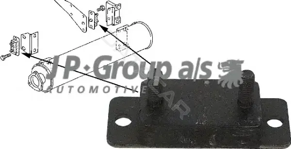Крепление глушителя JP GROUP 1121603600