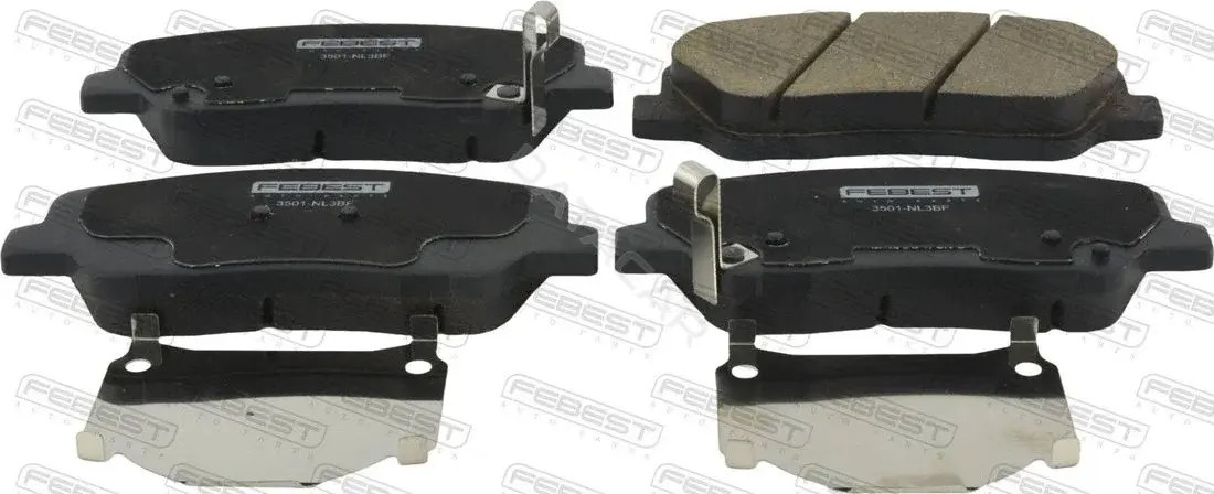 Тормозные колодки FEBEST 3501-NL3BF