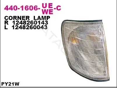 Поворотник DEPO 440-1606R-WE-C