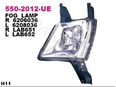 Противотуманные фары DEPO 550-2012R-UE