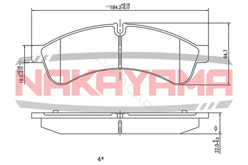 Тормозные колодки NAKAYAMA HP8531NY