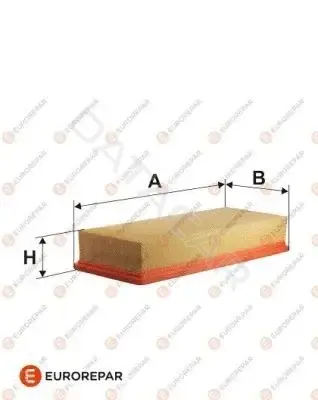 Воздушный фильтр EUROREPAR 1613721680