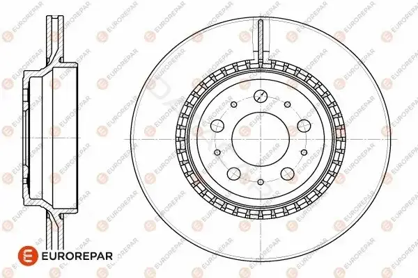Тормозные диски EUROREPAR 1642769780