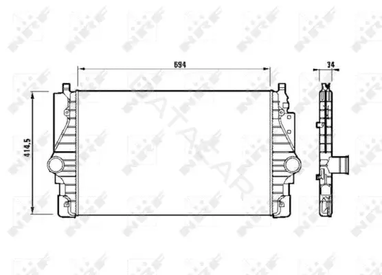 Интеркулер NRF 30873