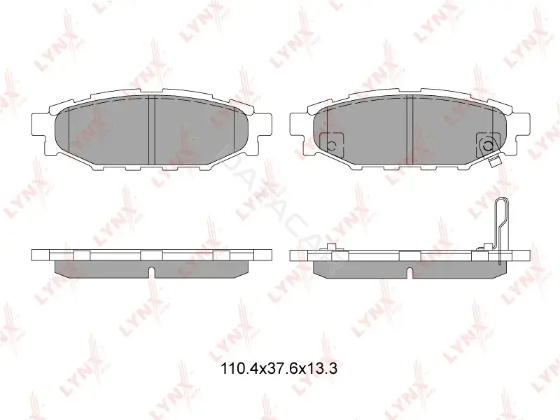 Тормозные колодки LYNXAUTO BD-7103