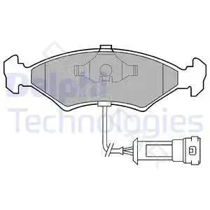 Тормозные колодки DELPHI LP255