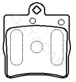 Тормозные колодки HSB GOLD HP9578