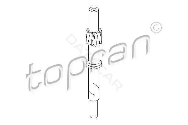 Трос спидометра TOPRAN 107401