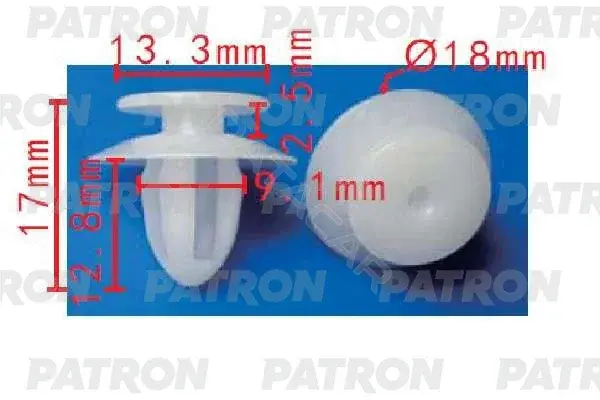 Клипсы, фиксаторы, зажимы PATRON P37-1476