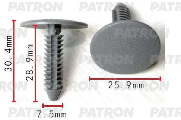 Клипсы, фиксаторы, зажимы PATRON P37-1487