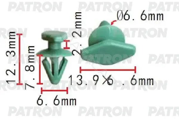 Клипсы, фиксаторы, зажимы PATRON P37-1592
