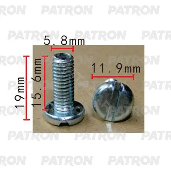 Клипсы, фиксаторы, зажимы PATRON P37-2259