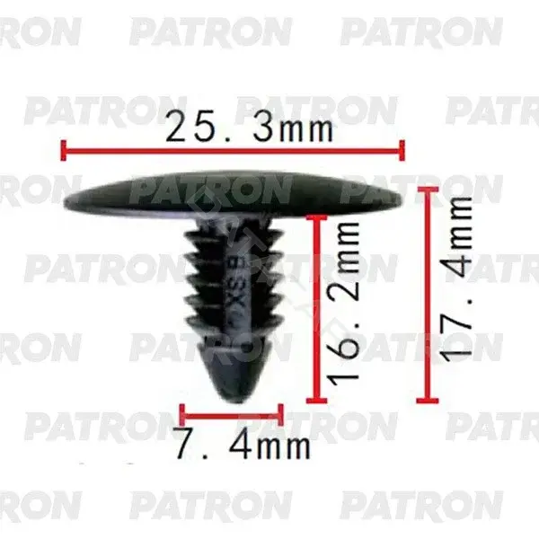 Клипсы, фиксаторы, зажимы PATRON P37-2309