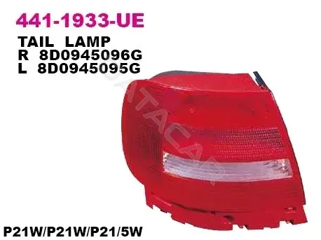 Задние фонари DEPO 441-1933L-UE