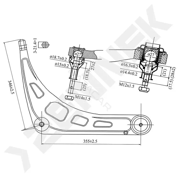 Рычаги ZENNEK DCA0032