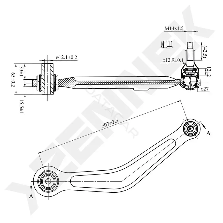 Рычаги ZENNEK DCA0035