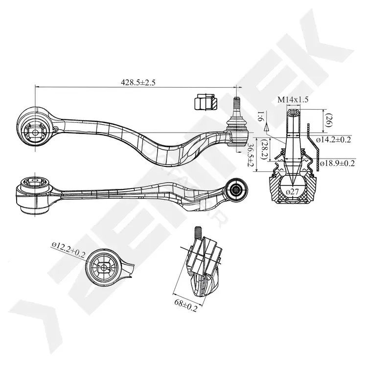 Рычаги ZENNEK DCA0037