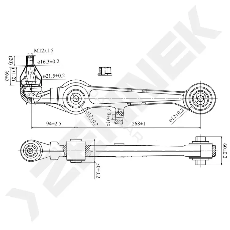 Рычаги ZENNEK DCA0057