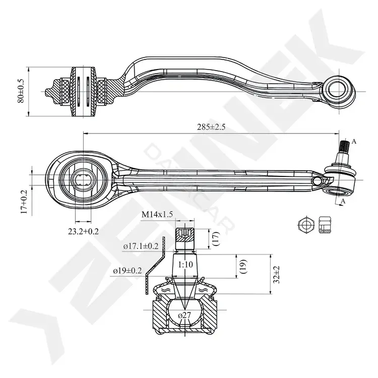 Рычаги ZENNEK DCA0064