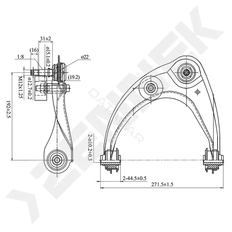 Рычаги ZENNEK DCA0141