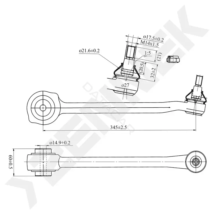 Рычаги ZENNEK DCA0186