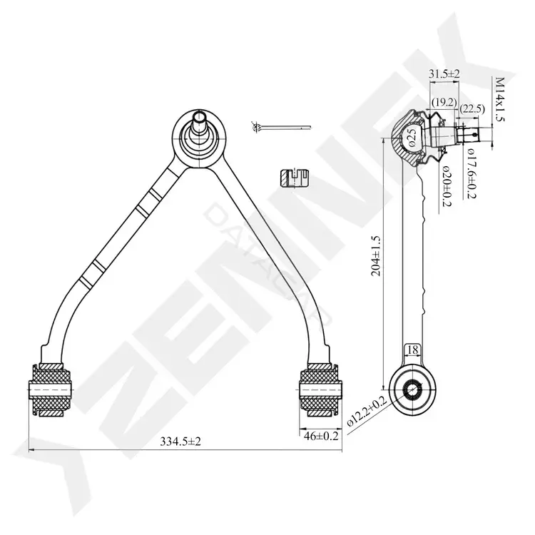 Рычаги ZENNEK DCA0197