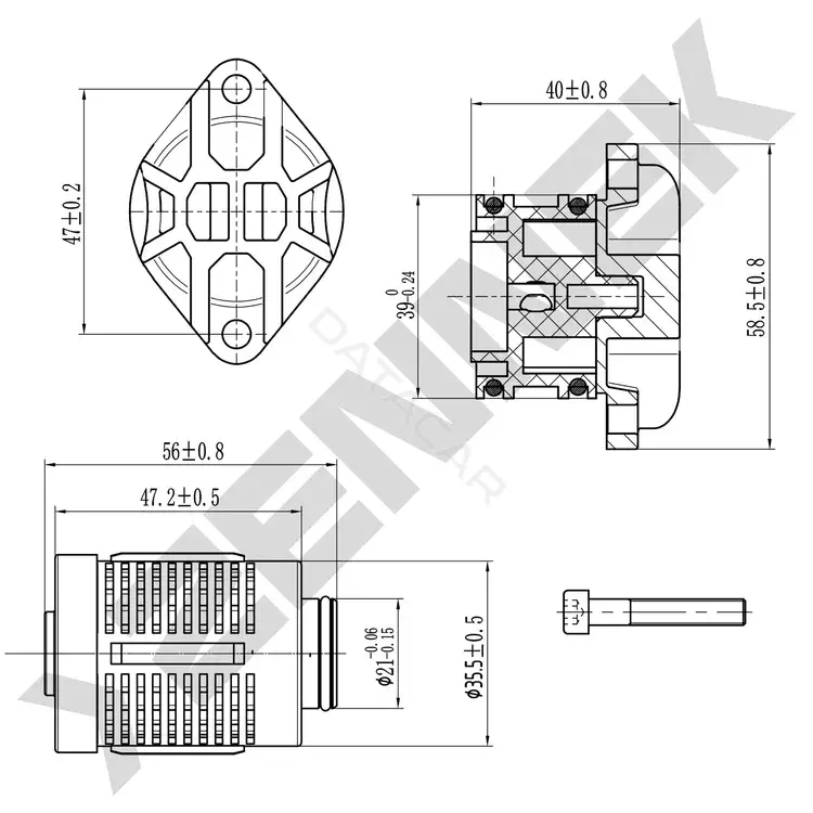 Фильтр масляный муфты Haldex ZENNEK DFH0005