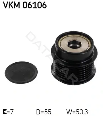 Шкив генератора SKF VKM06106