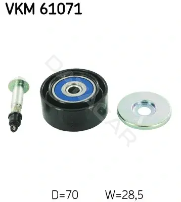 Ролик ремня генератора SKF VKM61071