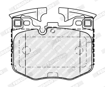 Тормозные колодки FERODO FDB5055