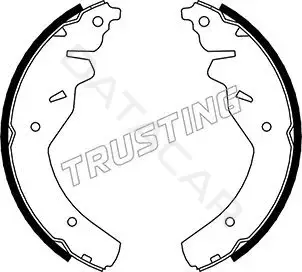 Барабанные колодки TRUSTING 049.149