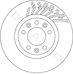 Тормозные диски TRW DF6657