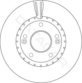 Тормозные диски TRW DF6628