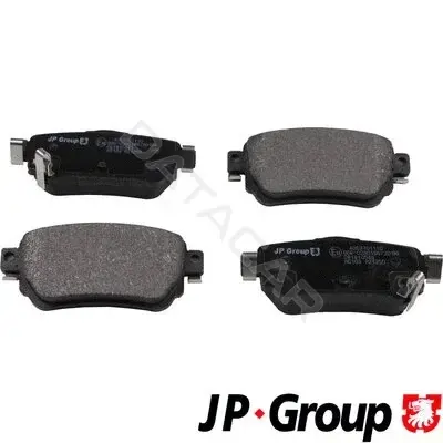 Тормозные колодки JP GROUP 4063701110